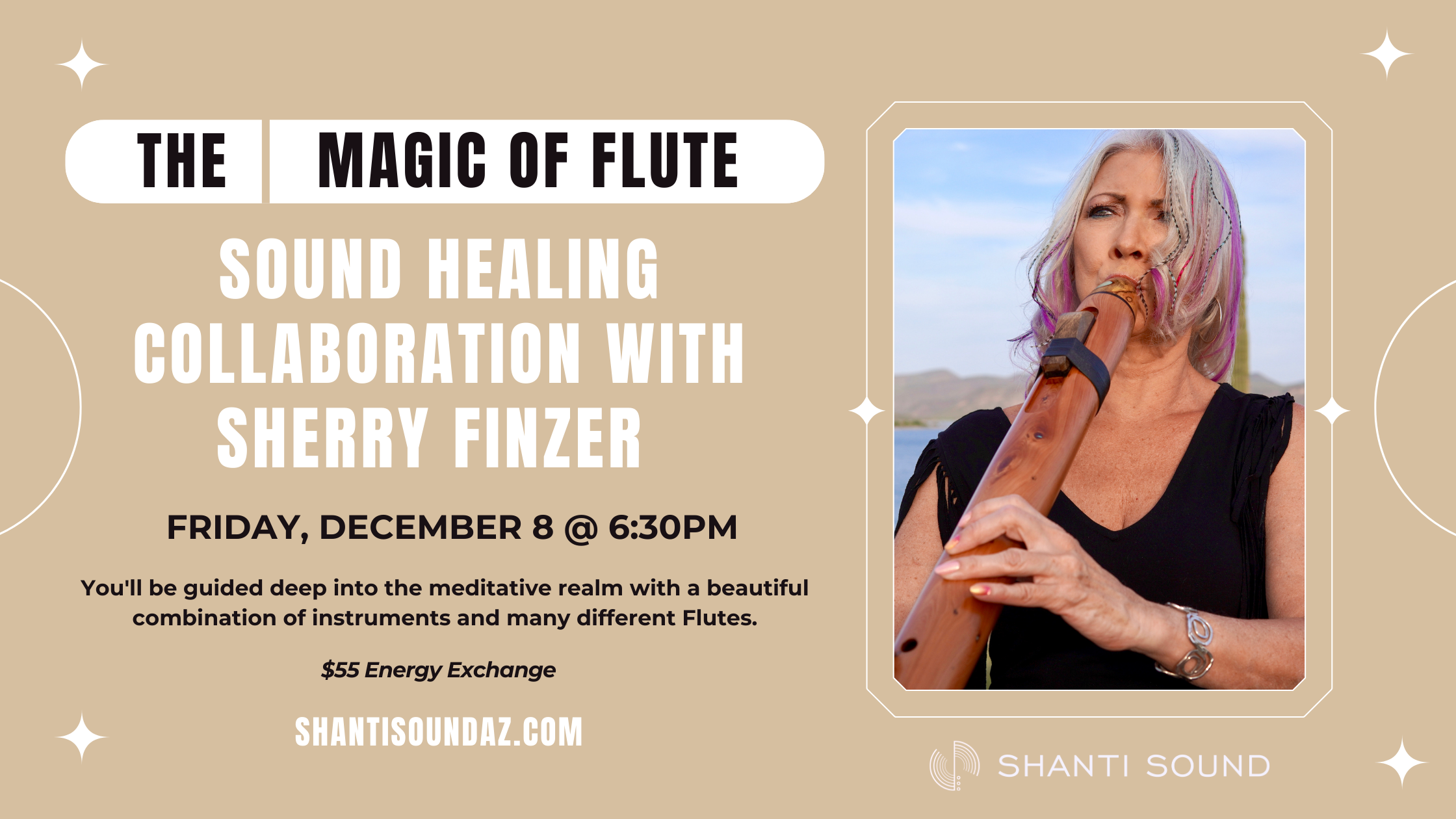 Featured image for “The Magic of Flutes – Sound Healing Collaboration with Sherry Finzer”