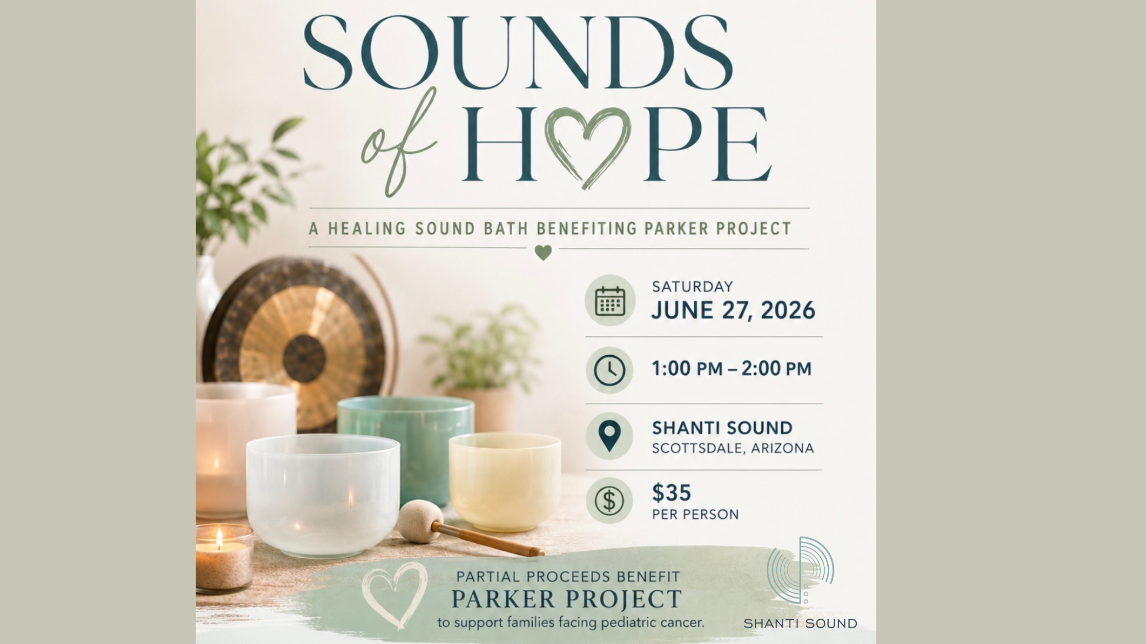 Featured image for “Sounds of Hope: A Healing Sound Bath Benefiting Parker Project”